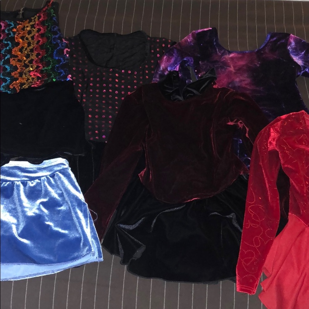 Iceskating costumes. Size medium for ages 8-10